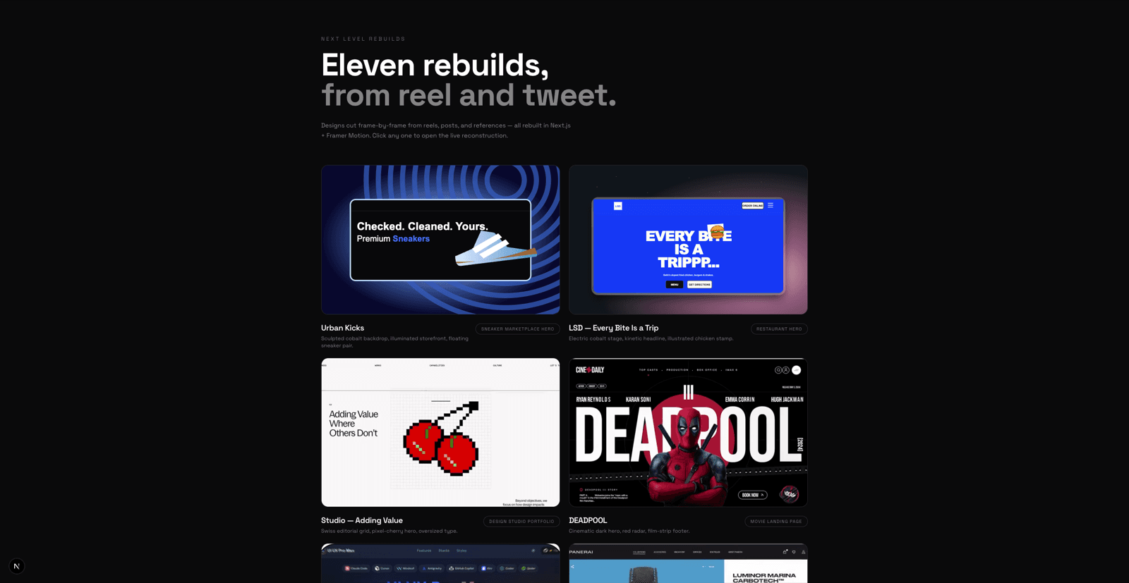 Website Rebuilds